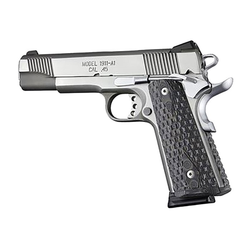 Picture of Hogue 1911 GOVT MAGRIP KIT-FLAT MAINSPRING-CHAINLINK-G10 BLK/GRY 01207-BLKGRY