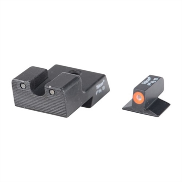 Picture of Trijicon 200527 CA128O: 1911 HD Night Sight Set - Orange Front Outline (fits Novak Low Mount Dovetail Cut) 600527