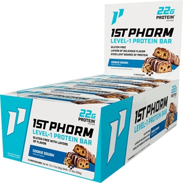 Picture of 1ST PHORM LEVEL 1 BAR COOKIE DOUGH 15 BARS 1P48581
