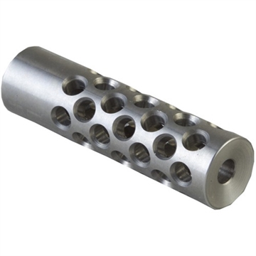 Picture of Shrewd #2 MUZZLE BRAKE 22 CALIBER 9/16-24 SS SILVER NONE