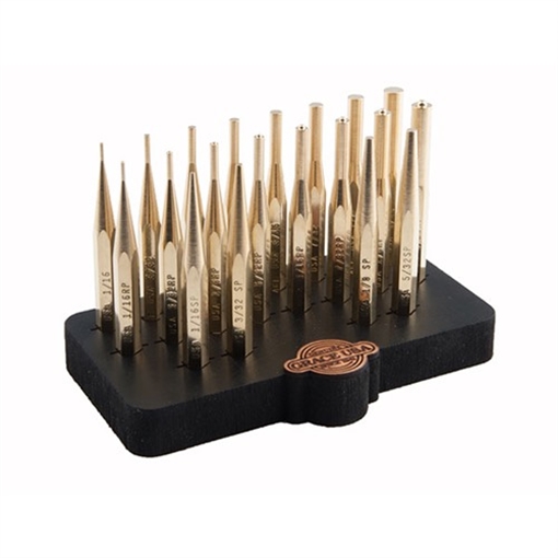 Picture of Grace Usa 20 PIECE BRASS PUNCH SET W/BENCH BLOCK BP-20S-BB
