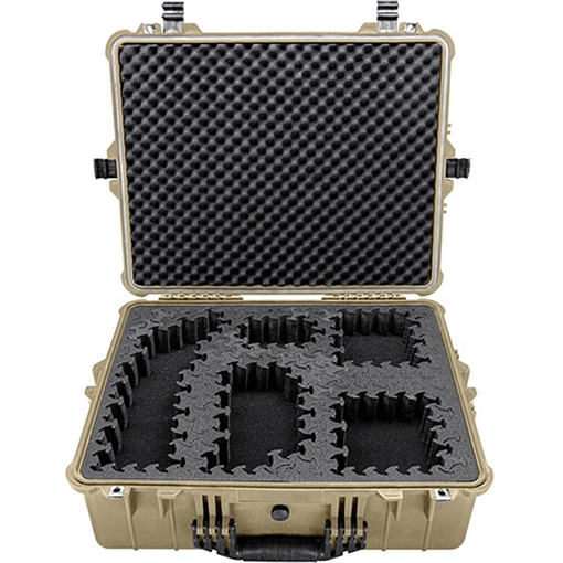 Picture of Eylar 24'' X-LARGE HARD CASE EQUIPPED W/RAGAR FOAM INSERTS TAN    SA00041-TAN-RG-XP