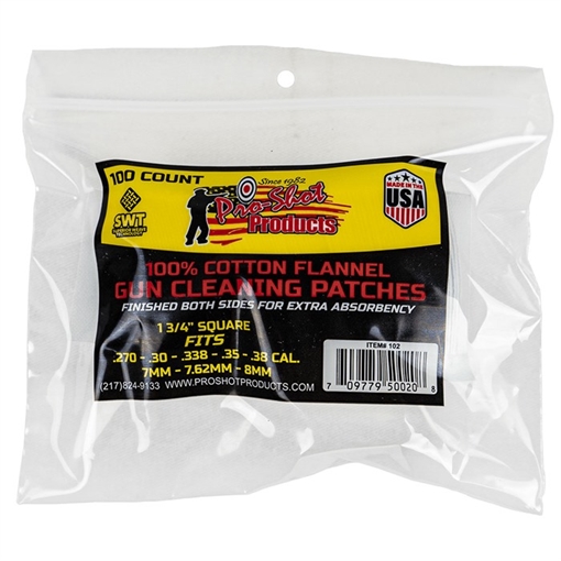 Picture of Pro Shot Products, Inc .270-.38 CAL. 100CT. PATCHES 102