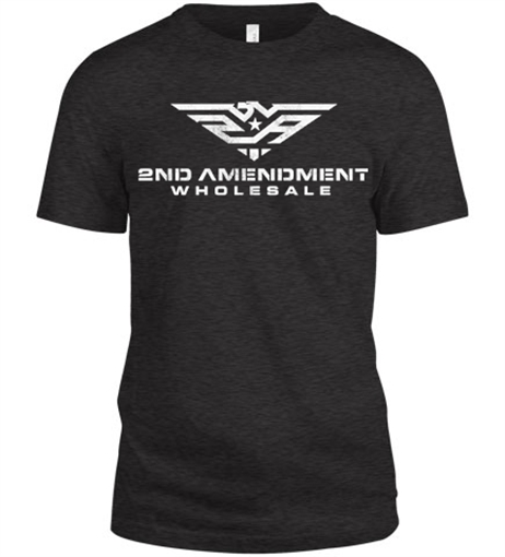 Picture of 2AW Logo Front Shall Not Infringe Logo Back T-Shirt-L-Dark Grey Heather 2AWFRSHALLNOTBAT-L-Dark Grey Heather