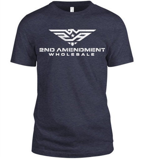 Picture of 2AW Logo Front Shall Not Infringe Logo Back T-Shirt-XL-Midnight Navy 2AWFRSHALLNOTBAT-XL-Midnight Navy