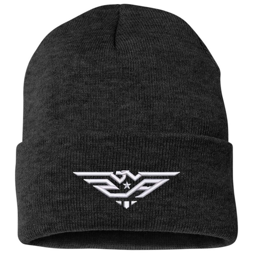 Picture of 2AW Logo Knit Beanie-Black 2AWLOGOKNITBEANIE-Black