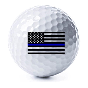 Picture of Thin Blue Line 3 Pack - Thin Blue Line American Flag Golf Balls TBL-AM-GB
