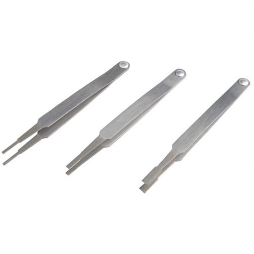 Picture of Ramrodz Inc. 3-PIECE DIAMOND TIP PIVOT HANDLE TWEEZERS 0060020