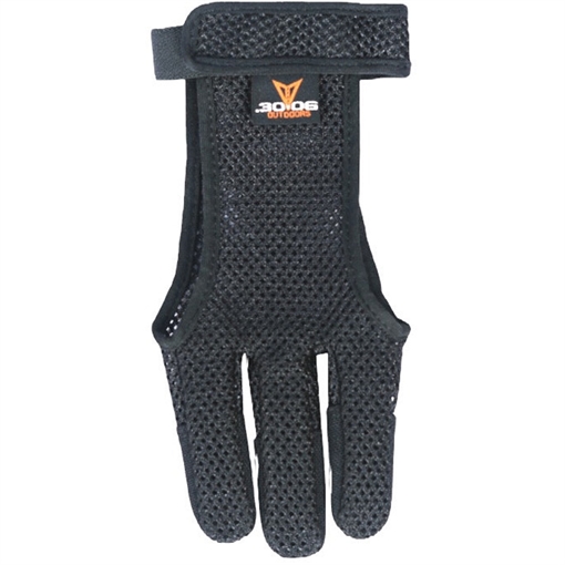 Picture of 30-06 30-06 Mesh Shooting Glove 3 Finger Black Large BMGLG-1