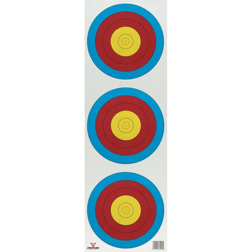 Picture of 30-06 30-06 Paper Targets 3 Spot Vertical 100 pk. TAR3V-100