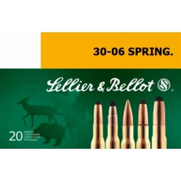 Picture of Sellier & Bellot 30-06 SPRINGFIELD 180GR SOFT POINT CUTTING EDGE 20/BOX SB3006E