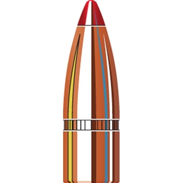 Picture of Hornady FTX .30 CAL. (0.308'') 135GR POLYMER TIP W/CANNELURE 100/BOX 3027