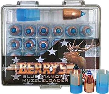Picture of Berry's Blue Diamond .50 Cal. Muzzleloader Bullets with Sabots 305 gr 25/ct 20600