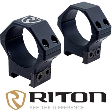 Picture of RITON OPTICS 30mm Light Pic Rings 12mm BK XRC3012A