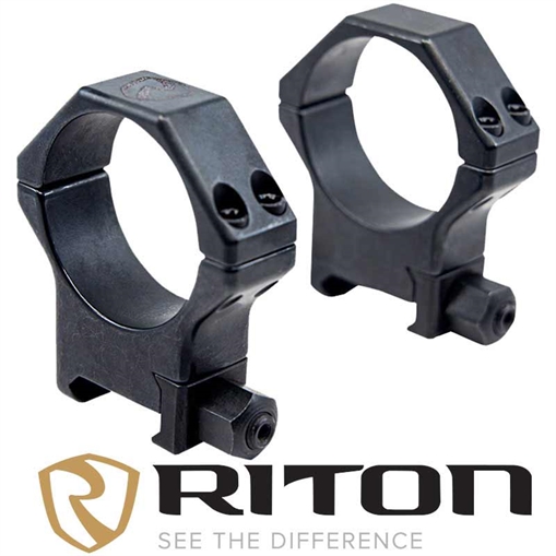 Picture of RITON OPTICS 34mm Steel Pic Rings 19mm BK XRC3419S 019962529962