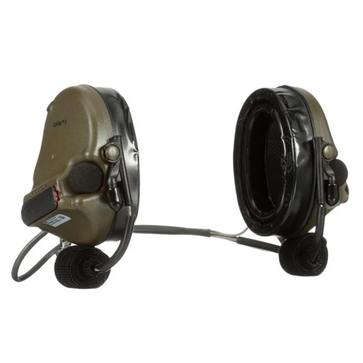 Picture of 3M Peltor ComTac V Hearing Defender Headset Neckband Green MT20H682BB-09 GN