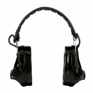 Picture of 3M Peltor SwatTac V Hearing Defender Headset Electronic Ear Muffs 23dB Black MT20H682FB-09 SV