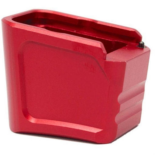 Picture of Tyrant Cnc +5/4 MAGAZINE EXTENSION FOR GLOCK 19/23/26 RED TD-G19MAGEX-R