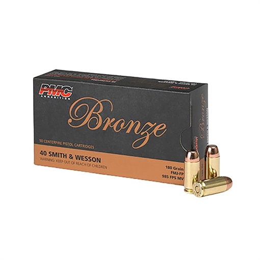Picture of Pmc Ammunition 40 S&W 180GR FULL METAL JACKET 50/BOX 40E