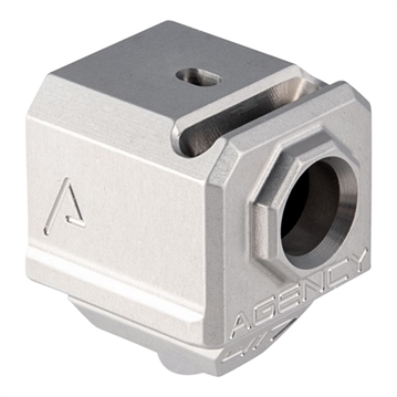 Show details for Agency Arms 417S SINGLE PORT COMP FOR GLOCK GEN 3, GRY, 9MM 417S-G3-GRY Picture of Agency Arms 417S SINGLE PORT COMP FOR GLOCK GEN 3, GRY, 9MM 417S-G3-GRY
