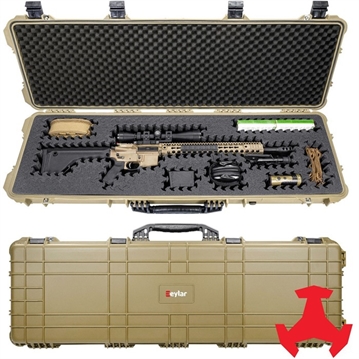 Picture of Eylar 48'' HARD RIFLE CASE W/RAGAR FOAM INSERT TAN    SA00014-TAN-RG-XP