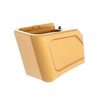 Picture of Tyrant CNC Magazine Extension Fits Glock 17/22/34/35/19X Gold Aerospace Grade Aluminum TDG17MAGEXGLD