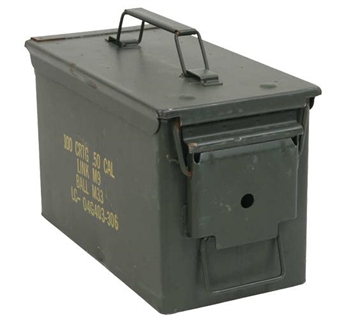 Picture of 50 Cal Military Ammunition Can Used- Fair Condition 50CAL