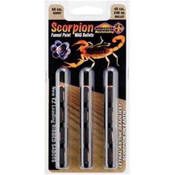 Picture of 50 Cal. Sabot 260 gr. .451 Funnel Point Mag Bullet 12ct clamshell H15026