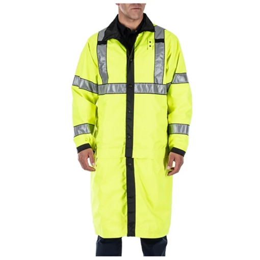 Picture of 5.11 Tactical LONG REV HI-VIS RAIN COAT 48125ABR-019-2XL