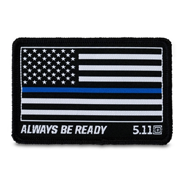 Picture of 5.11 Tactical Thin Blue Line Woven Patch 81298-019-1 SZ