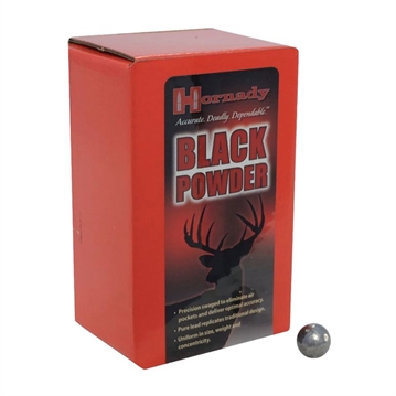 Picture of Hornady Muzzleloader Lead Round Balls 54 cal .520" 100/ct 6095