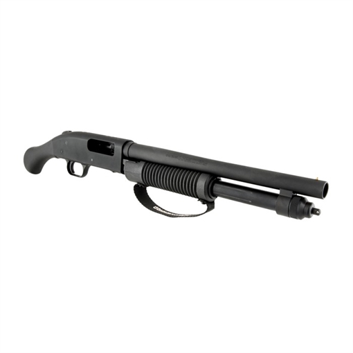 Picture of Mossberg 590 Shockwave 12 Gauge Pump 3" 5+1 14" Blued Heavy-Walled Barrel, Blued Stainless Steel Receiver Drilled & Tapped, Black Raptor Birdshead Grip 50659