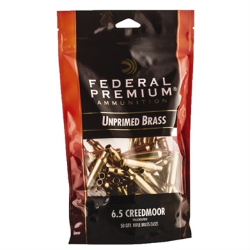 Picture of Federal 6.5 CREEDMOOR BRASS CASE 50/BAG PR65CRDUPB50