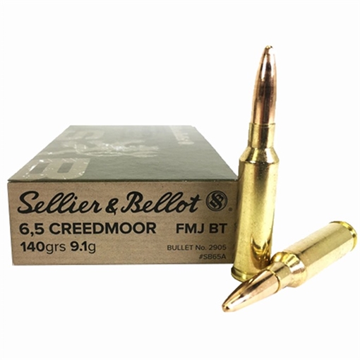Picture of 6.5MM CREEDMOOR 140GR FULL METAL JACKET BOAT TAIL AMMO 105000717 -