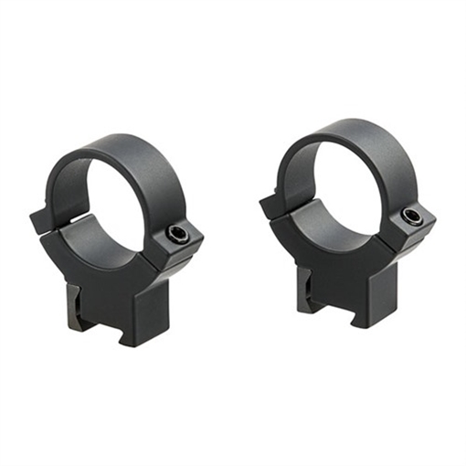 Picture of Warne Rimfire 70/30 Horizontal Split Matte Black Steel 1" Tube High 3/8"/11mm Dovetail 0 MOA 722M