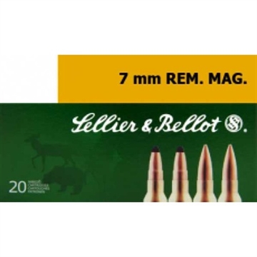 Picture of Sellier & Bellot 7MM REMINGTON MAGNUM 173GR SOFT POINT CUTTING EDGE 20/BOX SB7A