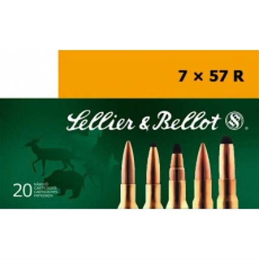 Picture of Sellier & Bellot 7X57MMR 173GR SOFT POINT CUTTING EDGE 20/BOX SB757RA
