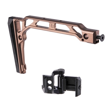 Picture of Jmac Customs SS-8R SKELETON STOCK WITH RISE & JMAC 1913 FOLDING MECH TAN SS-8R-T+FM-SM-1913