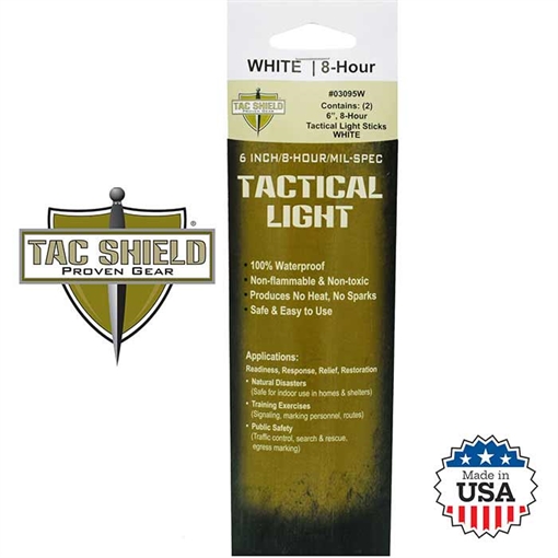Picture of TACSHIELD 8HR Light Stick 2PK WH 6in 03095W 843119033213