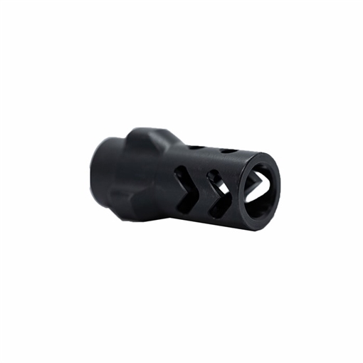 Picture of Angstadt Arms 9MM 3-LUG ADAPTER DUAL CHEVRON MUZZLE BRAKE 1/2-36 AA093LDC36