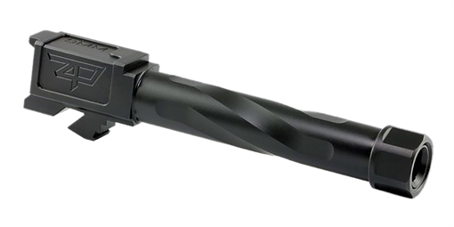 Picture of Zaffiri Precision 9mm Fits Glock 19 Gen 1-5 4.60" Black 416R Stainless Steel ZP.19BTBN