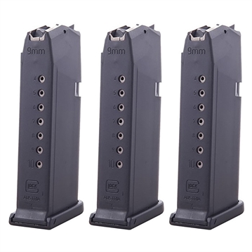 Picture of 9MM LUGER MAGAZINES FOR GLOCK® 19 MIXMF10019X3 -