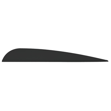 Picture of Arizona Archery Enterprises AAE Elite Plastifletch Vanes Black 3.875 in. 100 pk. EPA40BK100