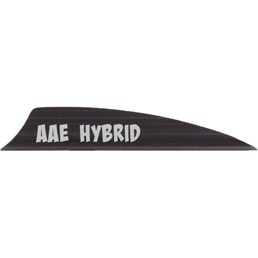 Picture of AAE AAE Hybrid 2.0 Shield Cut Vanes Black 50 pk. HY20BK50