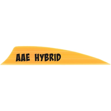 Picture of AAE AAE Hybrid 2.0 Shield Cut Vanes Fire Orange 50 pk. HY20FO50