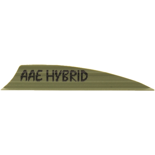 Picture of AAE AAE Hybrid 2.0 Shield Cut Vanes OD Green 50 pk. HY20ODG50