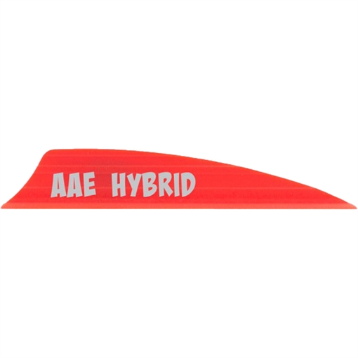 Picture of AAE AAE Hybrid 2.0 Shield Cut Vanes Red 50 pk. HY20RD50