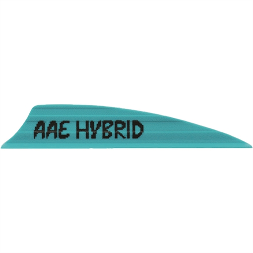 Picture of AAE AAE Hybrid 2.0 Shield Cut Vanes Teal 50 pk. HY20TL50