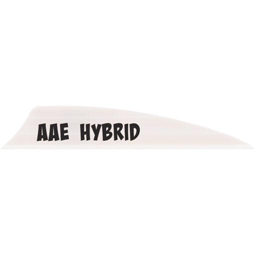 Picture of AAE AAE Hybrid 2.0 Shield Cut Vanes White 50 pk. HY20WH50
