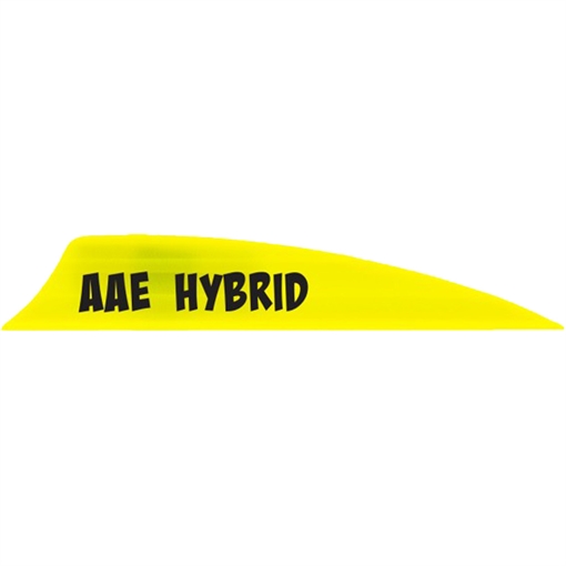 Picture of AAE AAE Hybrid 2.0 Shield Cut Vanes Yellow 50 pk. HY20YE50